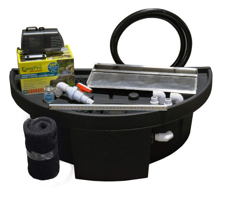 HB23KBEX Vianti Falls - 23" Extended Lip Spillway Kit w/ Blue LED