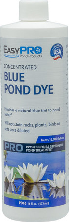 PD16 Concentrated Blue Pond Dye - 16oz. (1 pint)