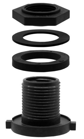 BF75N Heavy Duty Bulkhead Fitting - 3/4'' (1.50'' hole size)