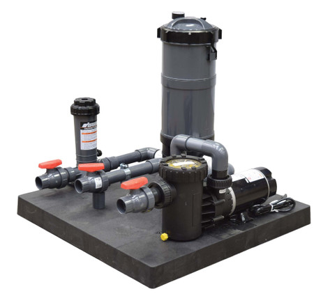 SMC120M Skid Mount Cartridge System - Pump with PCF120 and Chlorinator