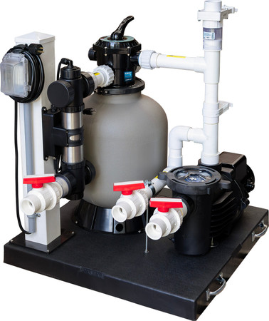 SMF1800 EasyPro Deluxe Skid Mount Pond Filtration System - 1800 gallon