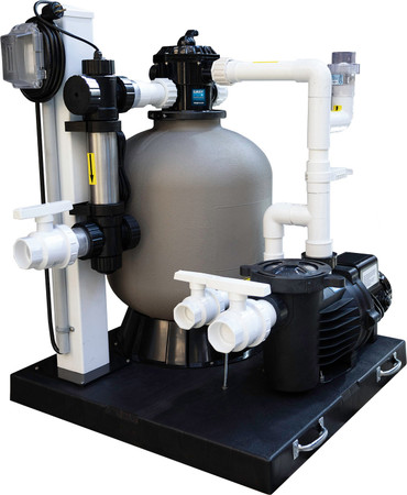 SMF3600 EasyPro Deluxe Skid Mount Pond Filtration System - 3600 gallon
