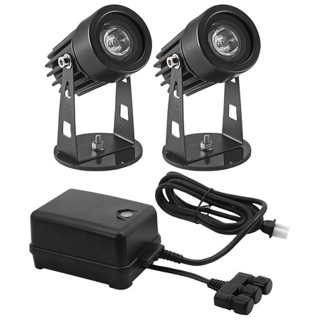 LED4WWK Two 3 Watt Underwater LED Lights with Transformer
