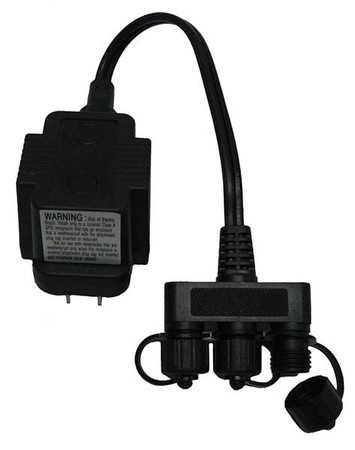 MT10 10 Watt Transformer - 120 volt to 12 volt - with 3 way splitter