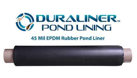 RPL DuraLiner 45mil EPDM Rubber Pond Liner - 50' & 100' Rolls