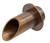 BWS2RN Vianti Falls Antique Brass 2'' Round Wall Scupper
