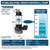 TM9500 - 9500 GPH 115v Stainless Steel TM SeriesTM High Volume, Low Head Pump For Streams and Waterfalls