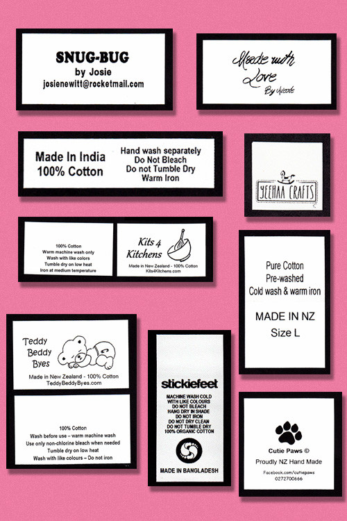 Iron On Labels Nz