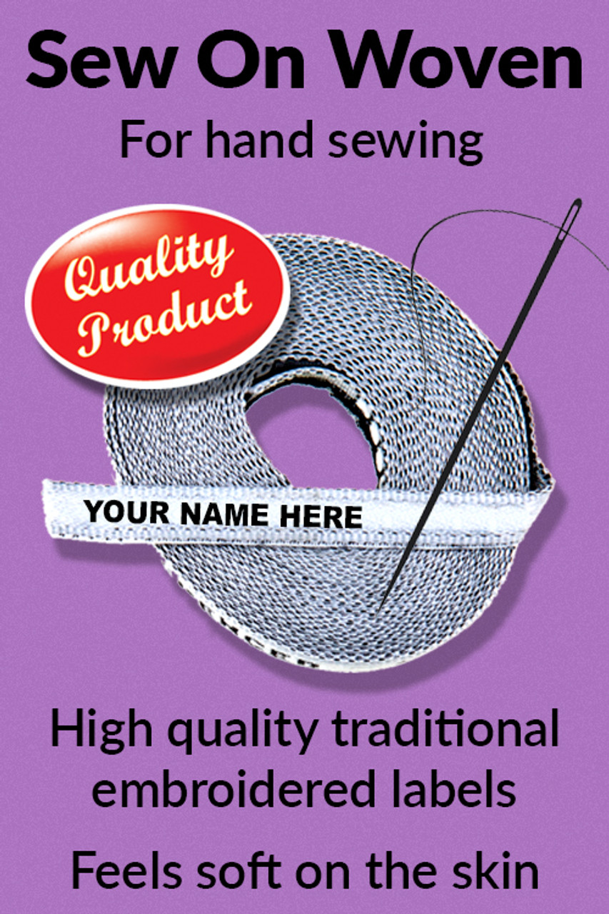 Sew On Woven Nz 45 00 Clothing Labels Name Tags