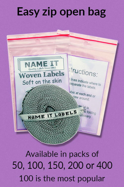 Clothing Name Labels, Quality Name Tags