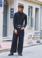 Men's Warm Thai Fisherman Pants Black