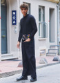 Men's Warm Thai Fisherman Pants Black