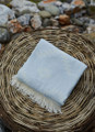 Rug Pattern Turkish Towel in Light Blue
