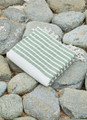 Striped Turkish Towel in Khaki