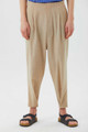 Adjustable Ankle Men's Boho Summer Pants in Beige
