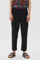 Black Flowy Men's Pants