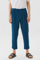 Dark Blue Flowy Men's Pants