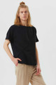 Men's Black Hippie Shirt With Special Front Design