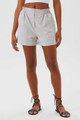 Beige Boho Women's Shorts with Pockets