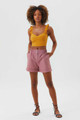 Pink Boho Women's Shorts with Pockets