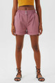 Pink Boho Women's Shorts with Pockets
