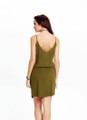 Khaki Boho Mini Dress