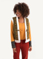 Green Embroidered Bohemian Vest with Plush Interior