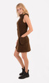 Cozy Cocoa Pocketed Tunic Dress