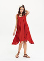 Terra Cotta Cascade Dress