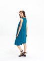 Teal Tide Asymmetrical Dress