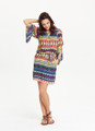 Vibrant Boheme Viscose Dress