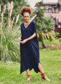 Midnight Serenity Boho Maxi Dress