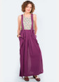 Purple Hippie Style Jumpsuit