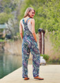 Green Paisley Bohemian Style Jumpsuit