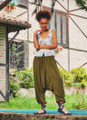 Green Harem Pants Women