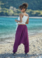 Purple Harem Pants Women