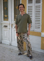 Printed Boho Harem Pants for Men
