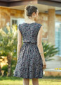 Sleeveless Printed Bohemian Dress
