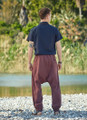 Men's Boho Hippie Brown Harem Pants