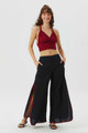 Women's Black Boho Hippie Pants