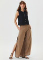 Women's Beige Boho Hippie Pants