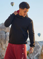 Black Hoodie for Men with Kangaroo Pocket