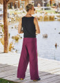 Summer Fisherman Pants for Men Purple