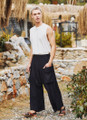 Loose Fit Harem Style Men's Black Pants