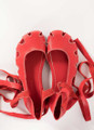 Red Stylish Leather Sandals for Summer