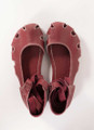 Maroon Stylish Leather Sandals for Summer