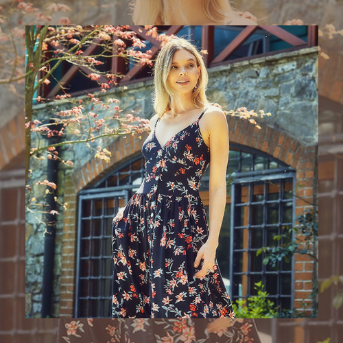 boho floral dress