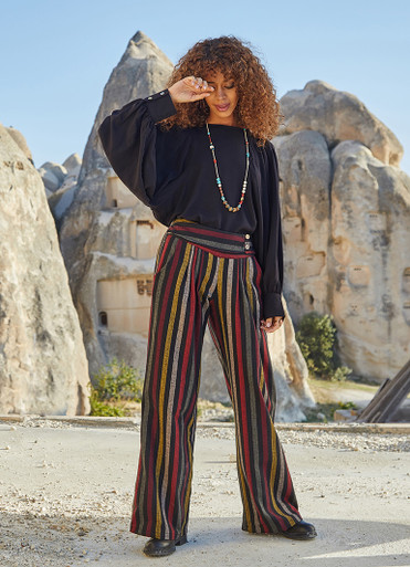 winter boho trousers