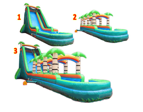 20'H Tropical 3pcs Slide