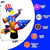 6 Ft Independence Day Inflatable Eagle on Rocket Decorations Patriotic 4th of July Flag Day